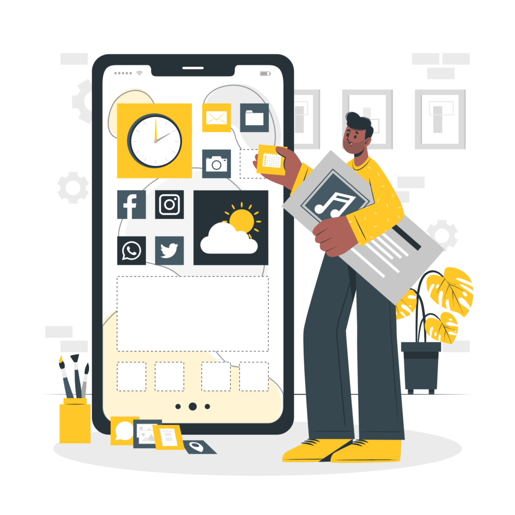 Custom AI app development with advanced customization features