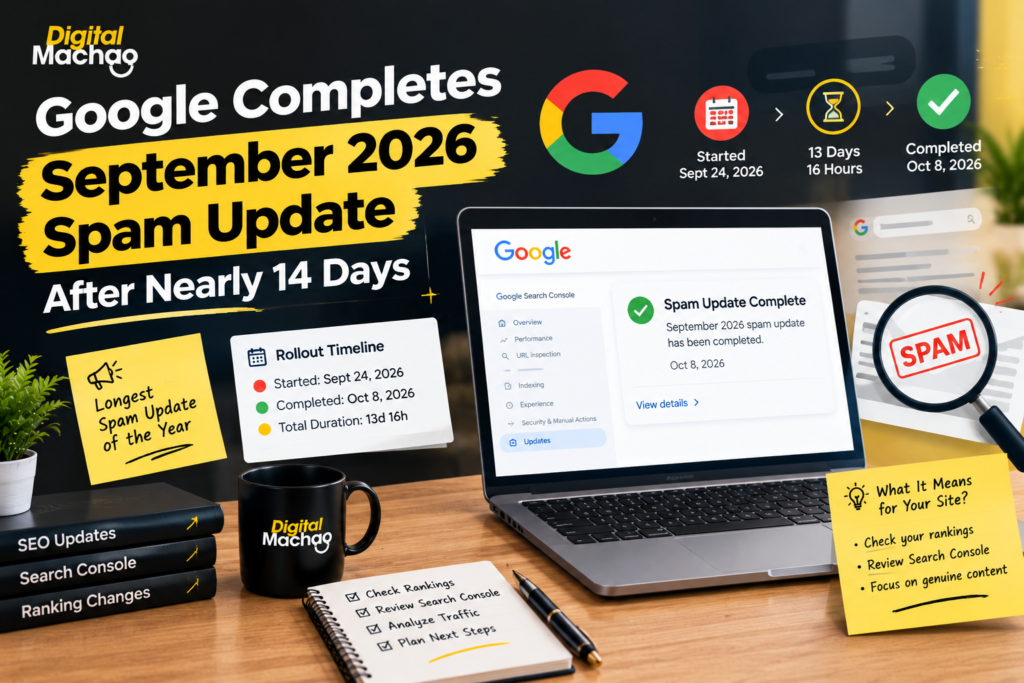 Google Completes September 2026 Spam Update