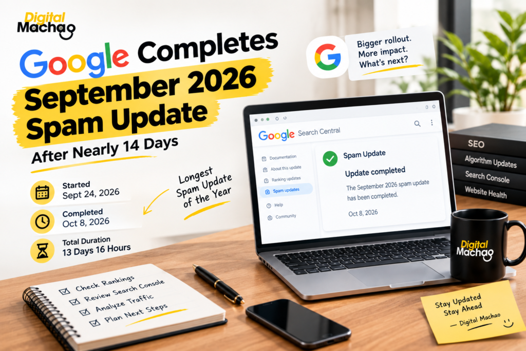 Google Completes September 2026 Spam Update