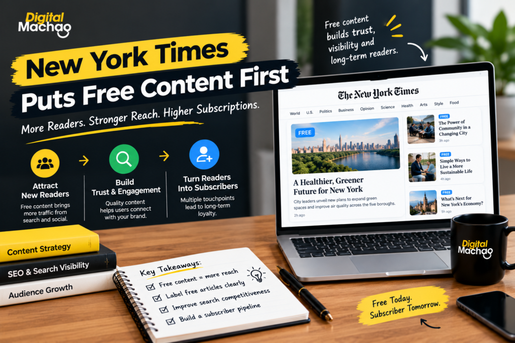 New York Times Puts Free Content First