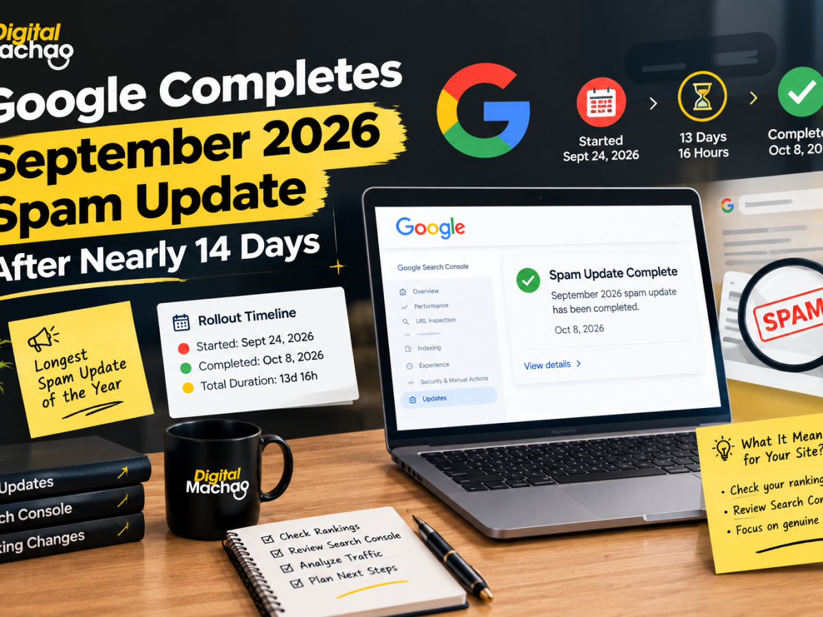 Google Completes September 2026 Spam Update