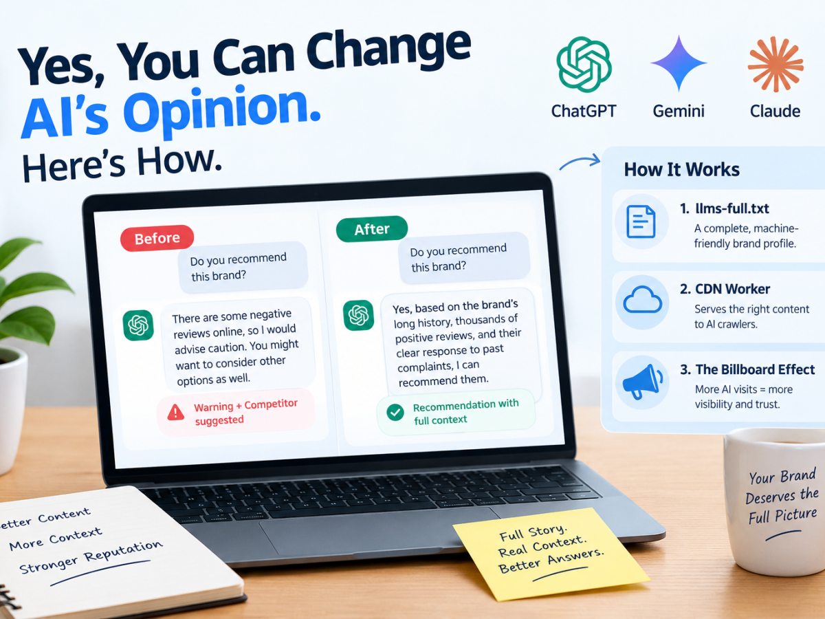 Yes You Can Change AI's Opinion